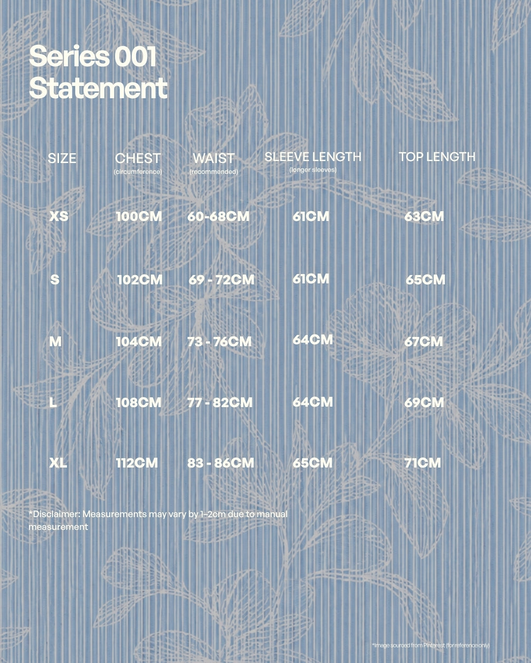Series 001 Statement - Denim Blue